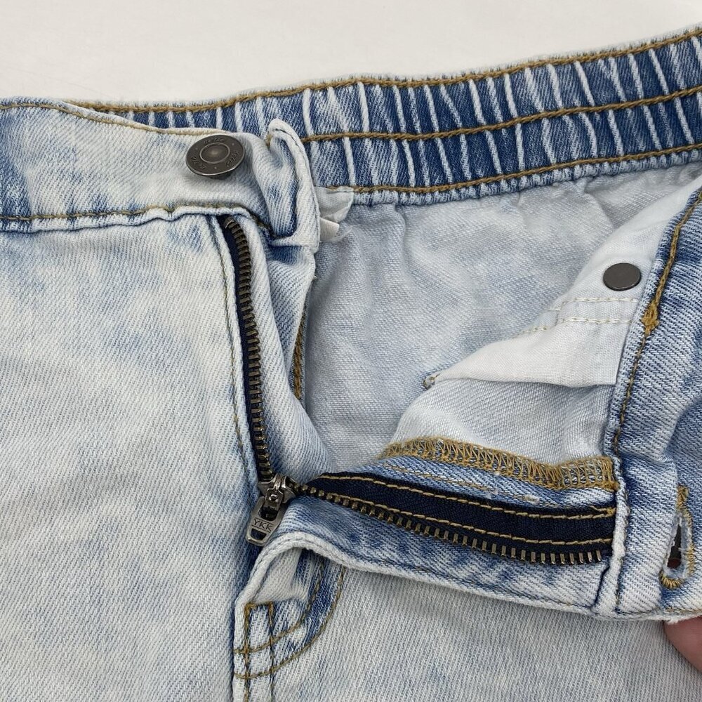 Aerie Size Small Acid Wash Denim Cut Off Shorts - Picture 5 of 11